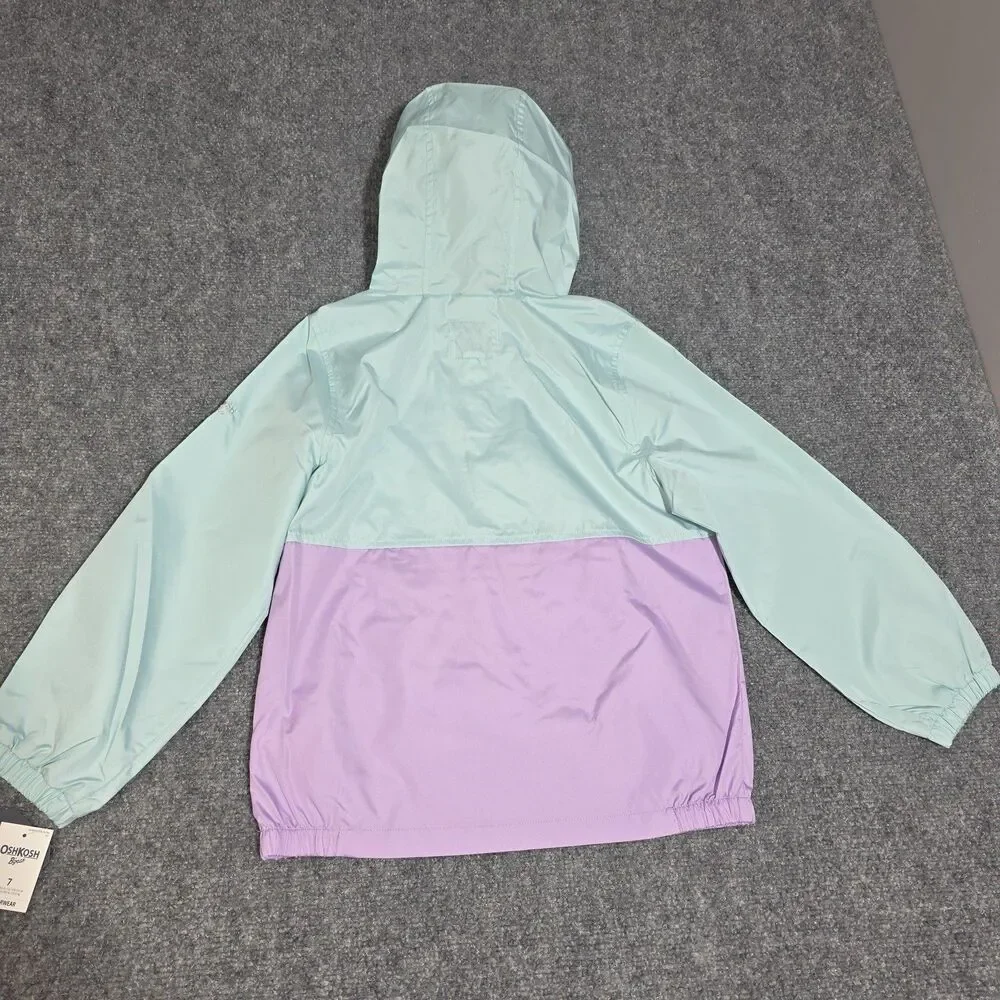 OshKosh B’gosh Girls Hooded Windbreaker Jacket